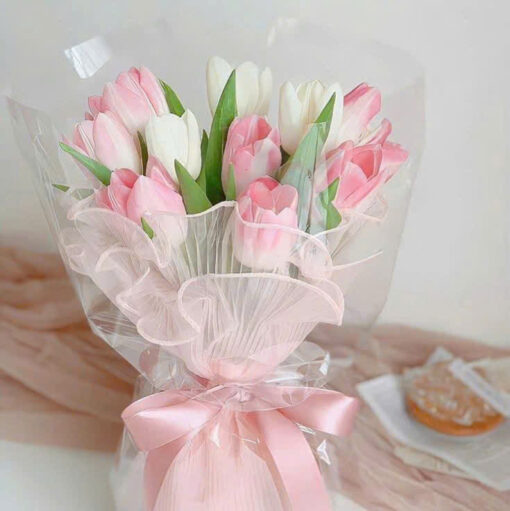 Hoa tulip hồng