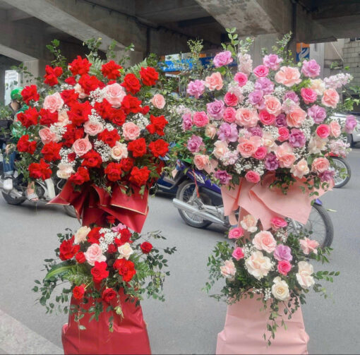 lẵng hoa hồn