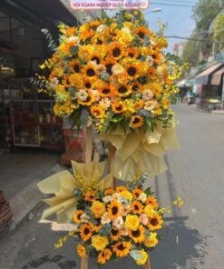 Lẵng hoa hướng dương