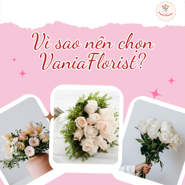 Vì sao nên chọn VaniaFlorist?